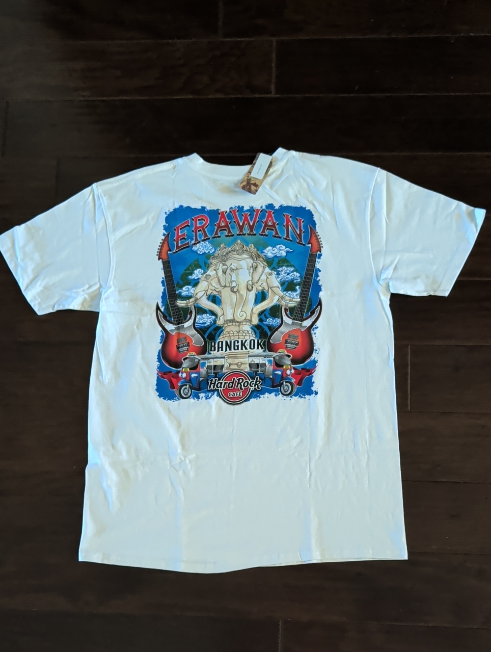 NWT Hard Rock Cafe Bangkok Erawan City T-Shirt White XL